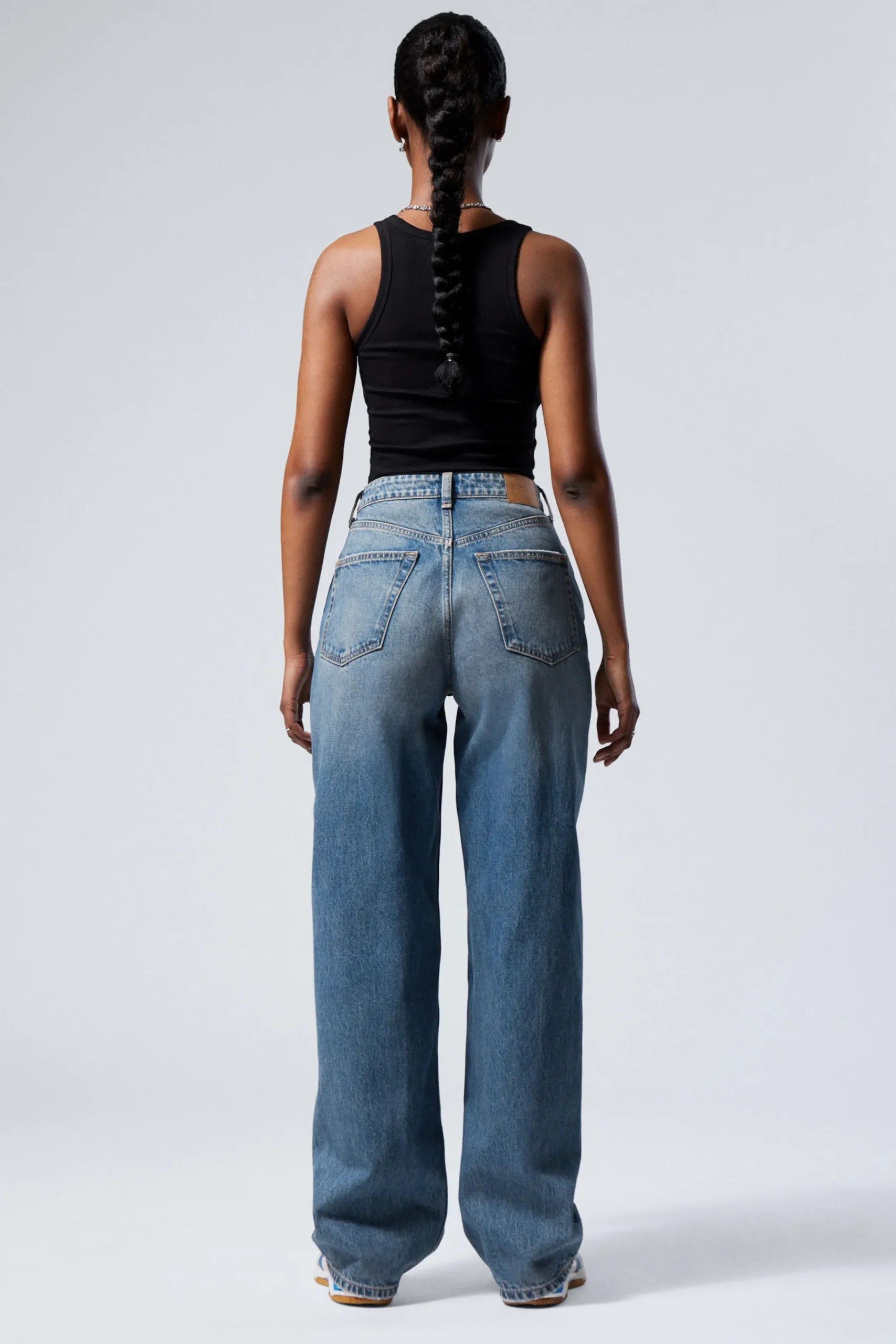 Weekday HALO CURVE HIGH WAISTED REGULAR WIDE LEG JEANS>Women Jeans
