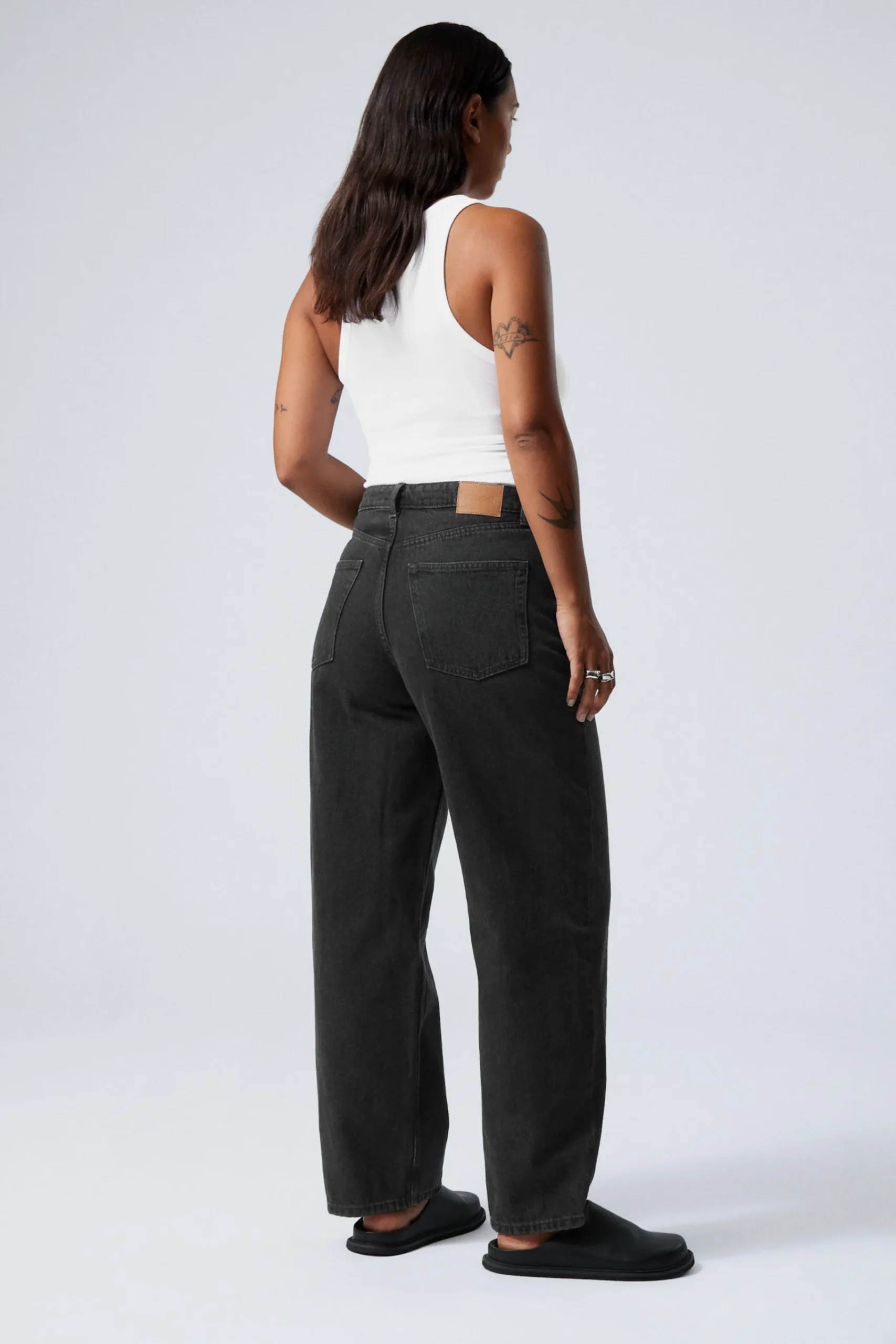 Weekday HALO CURVE HIGH WAISTED REGULAR WIDE LEG JEANS>Women Jeans
