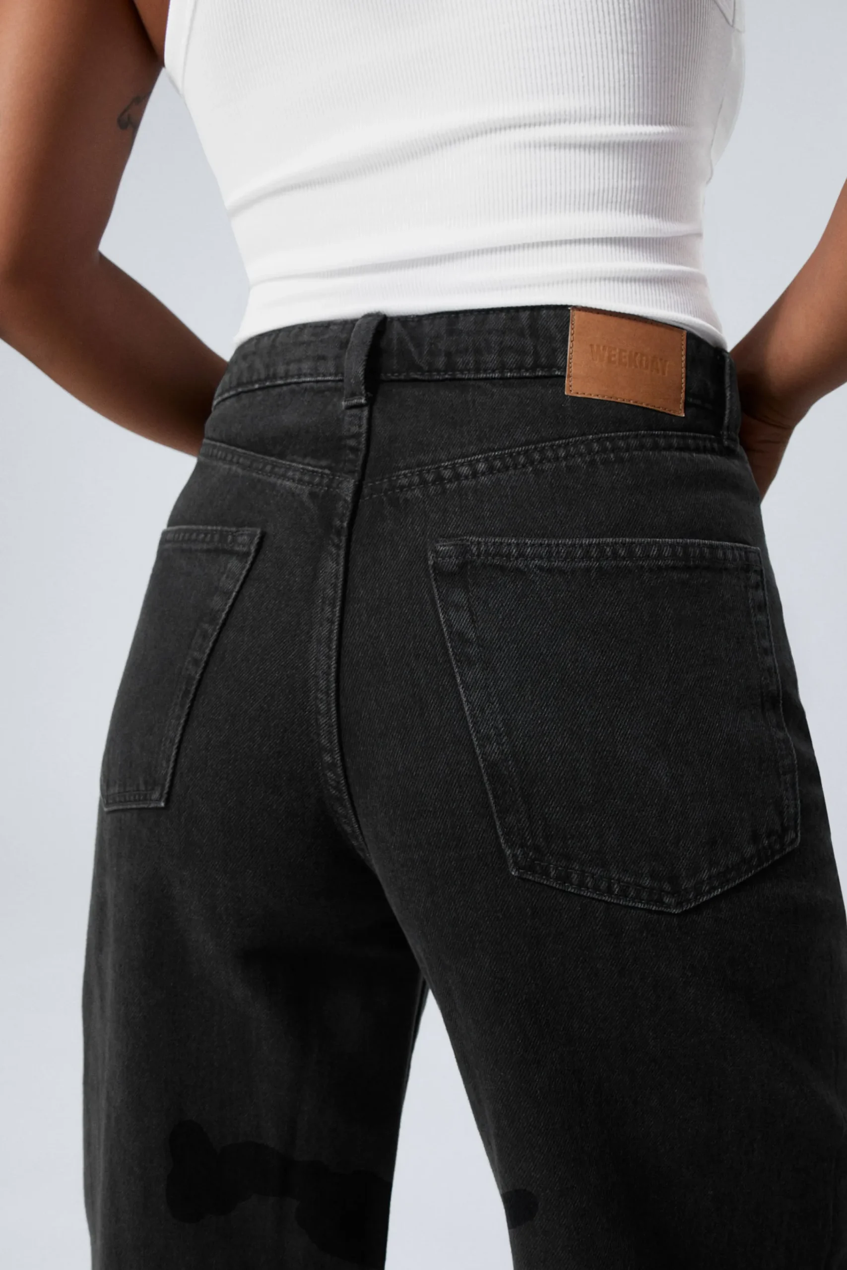 Weekday HALO CURVE HIGH WAISTED REGULAR WIDE LEG JEANS>Women Jeans