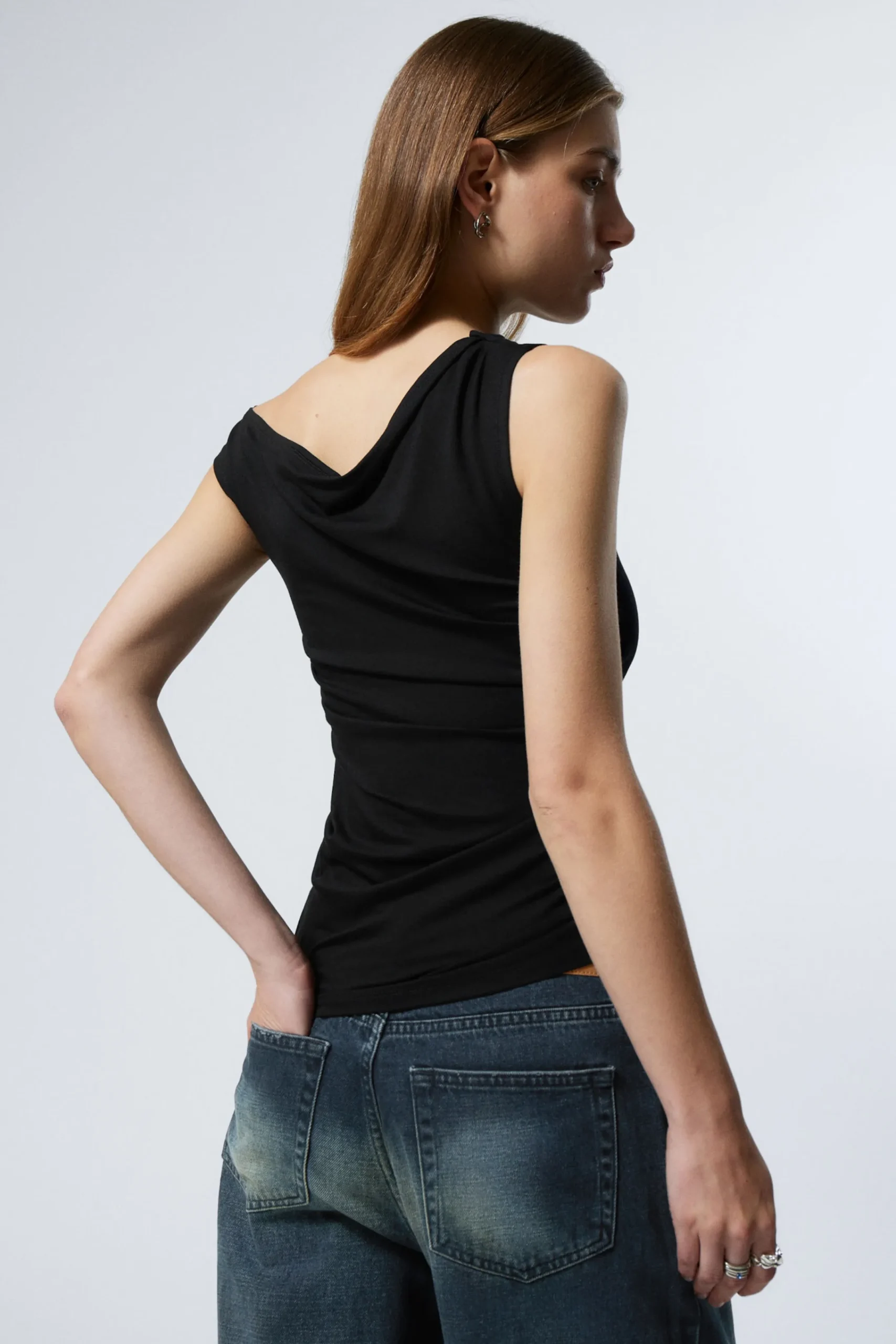 Weekday HERA DRAPE TOP>Women Tops