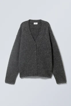 Weekday KNITTED SINGLE-BREASTED CARDIGAN><noscript><img width=