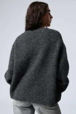 Weekday KNITTED SINGLE-BREASTED CARDIGAN><noscript><img width=