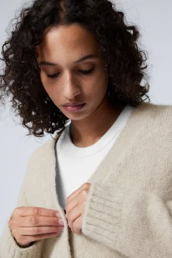 Weekday KNITTED SINGLE-BREASTED CARDIGAN>Women Knitwear