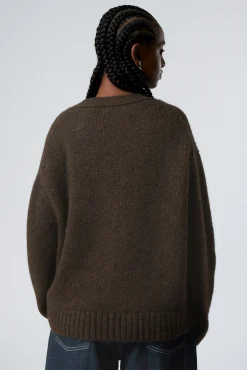 Weekday KNITTED SINGLE-BREASTED CARDIGAN><noscript><img width=