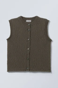 Weekday KNITTED SINGLE-BREASTED VEST><noscript><img width=