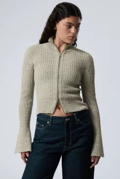 Weekday KNITTED ZIP CARDIGAN>Women Knitwear