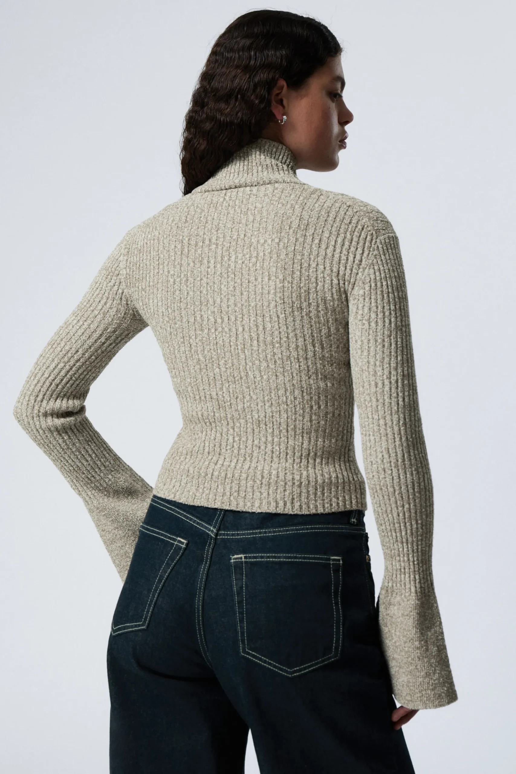 Weekday KNITTED ZIP CARDIGAN>Women Knitwear