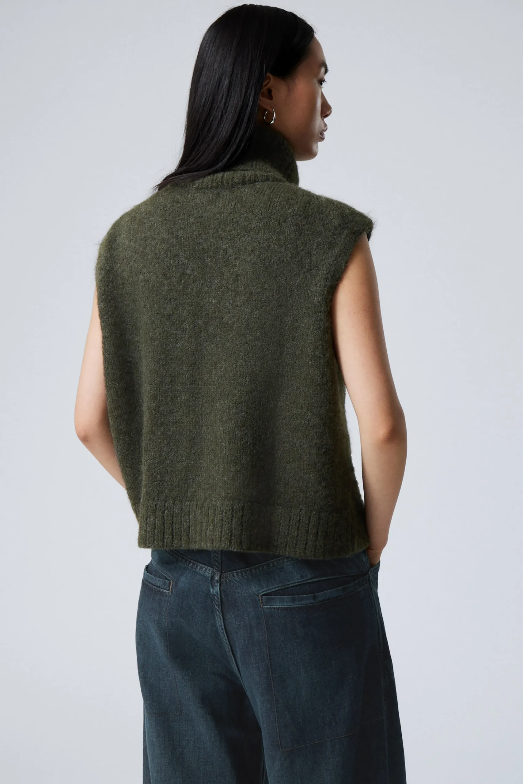 Weekday KNITTED ZIP VEST>Women Knitwear