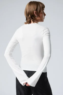 Weekday LONG SLEEVE COTTON TOP><noscript><img data-lazyloaded=