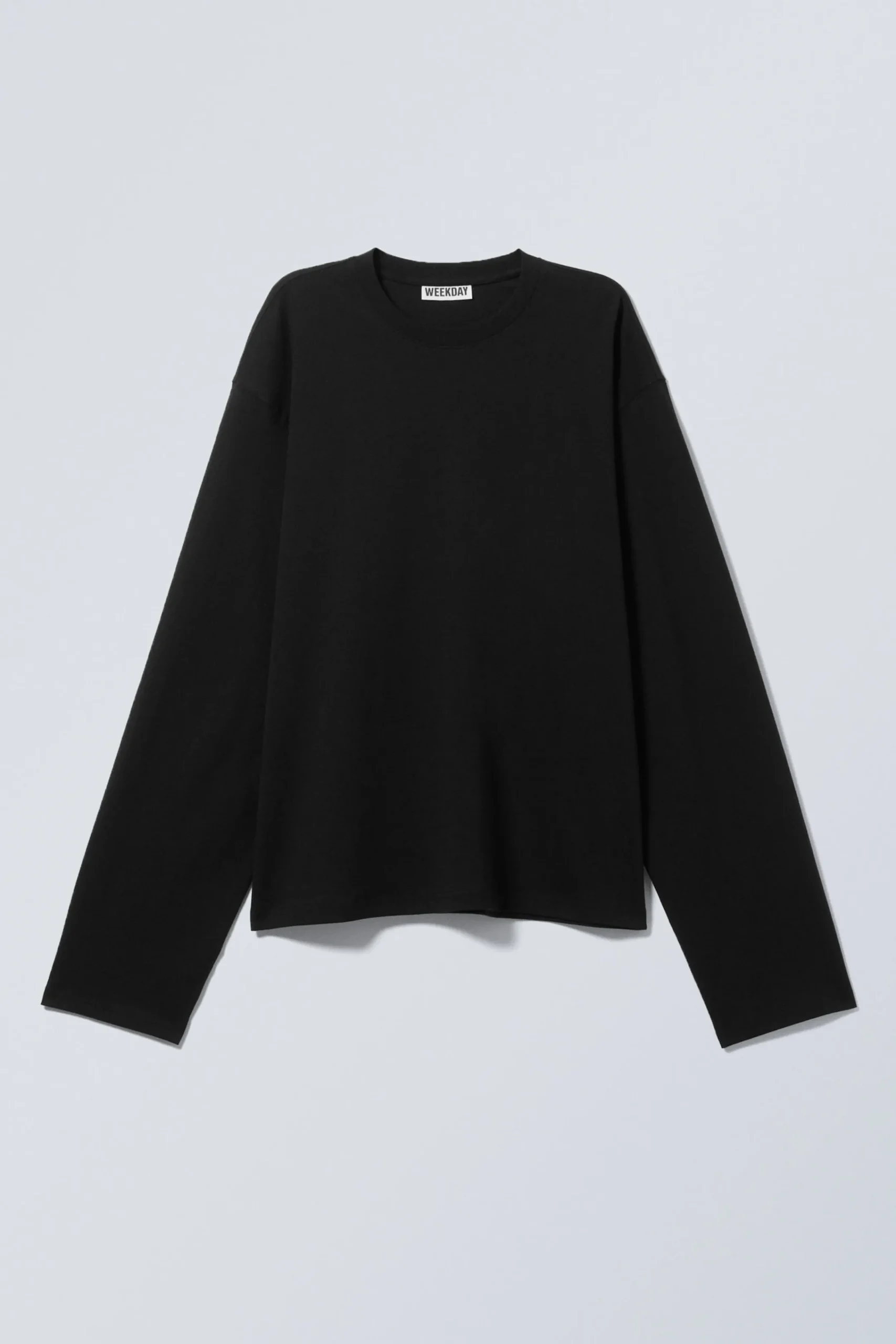 Weekday LONG-SLEEVED BOXY COTTON T-SHIRT>Women Basics|Tops