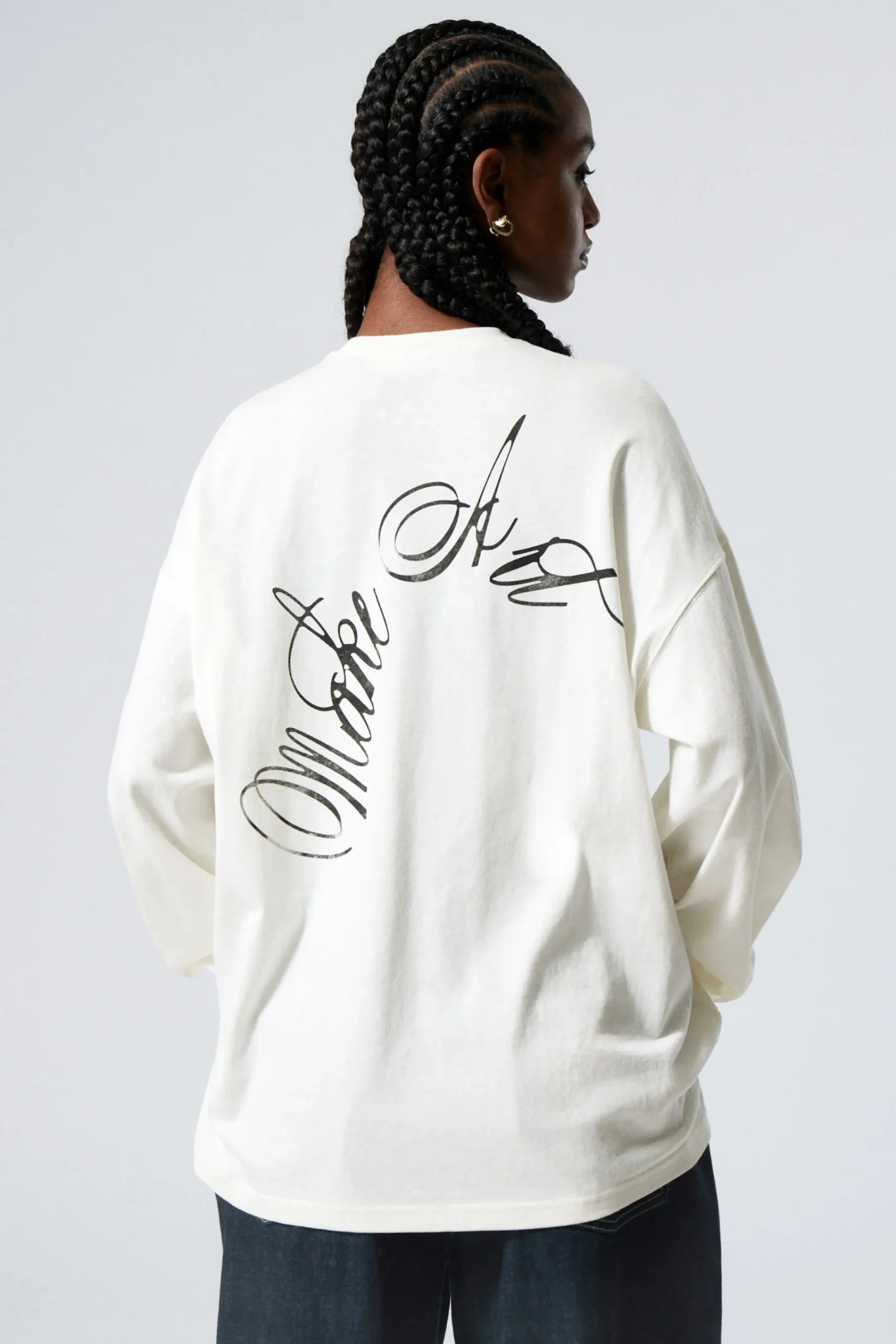 Weekday LONG-SLEEVED OVERSIZED PRINTED T-SHIRT>Women Tops