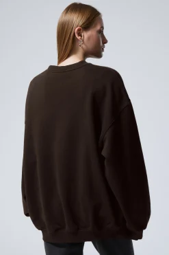 Weekday LONG-SLEEVED OVERSIZED SWEATSHIRT><noscript><img width=