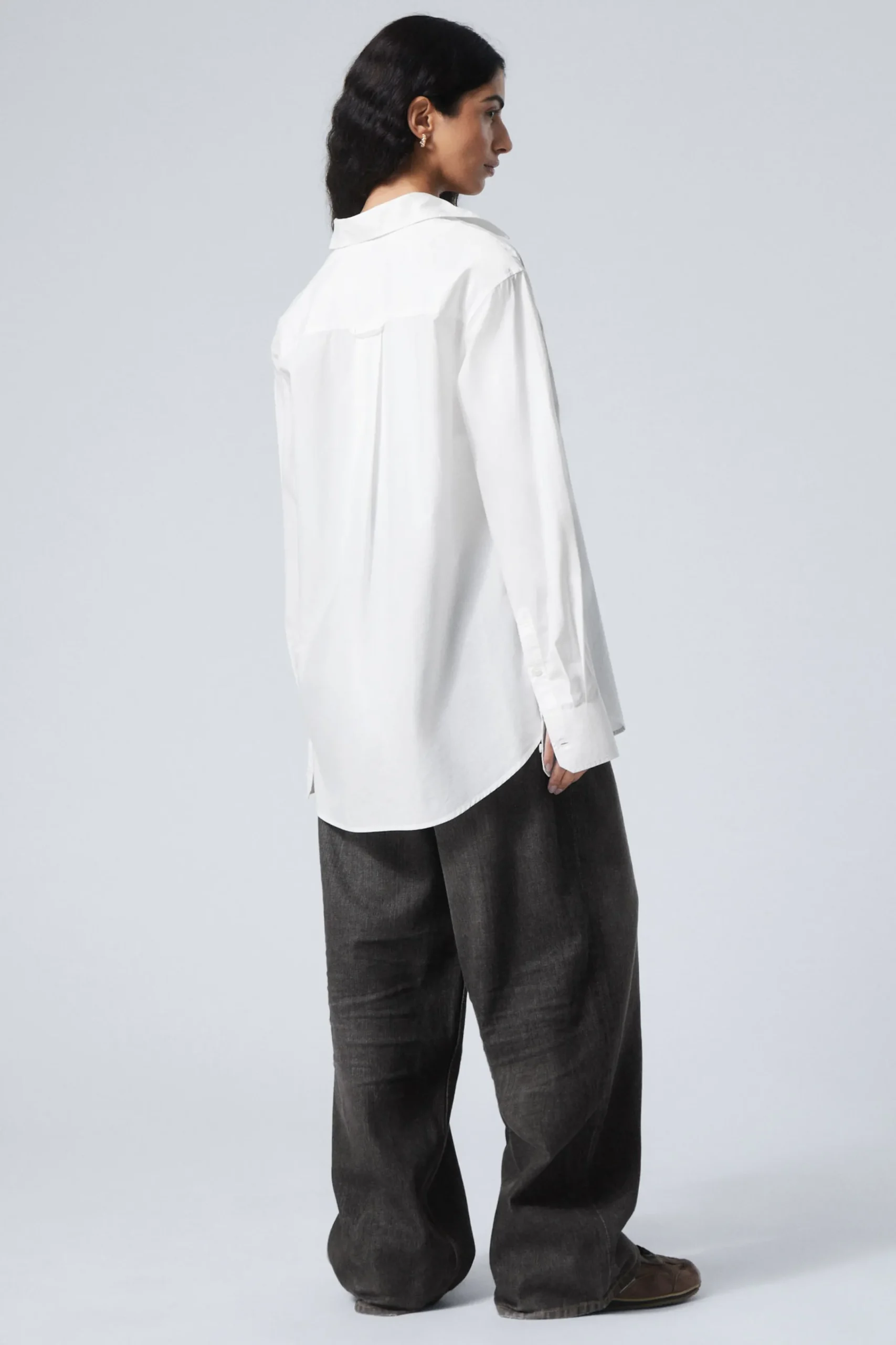 Weekday LONG-SLEEVED OXFORD COTTON SHIRT>Women Blouses & Shirts