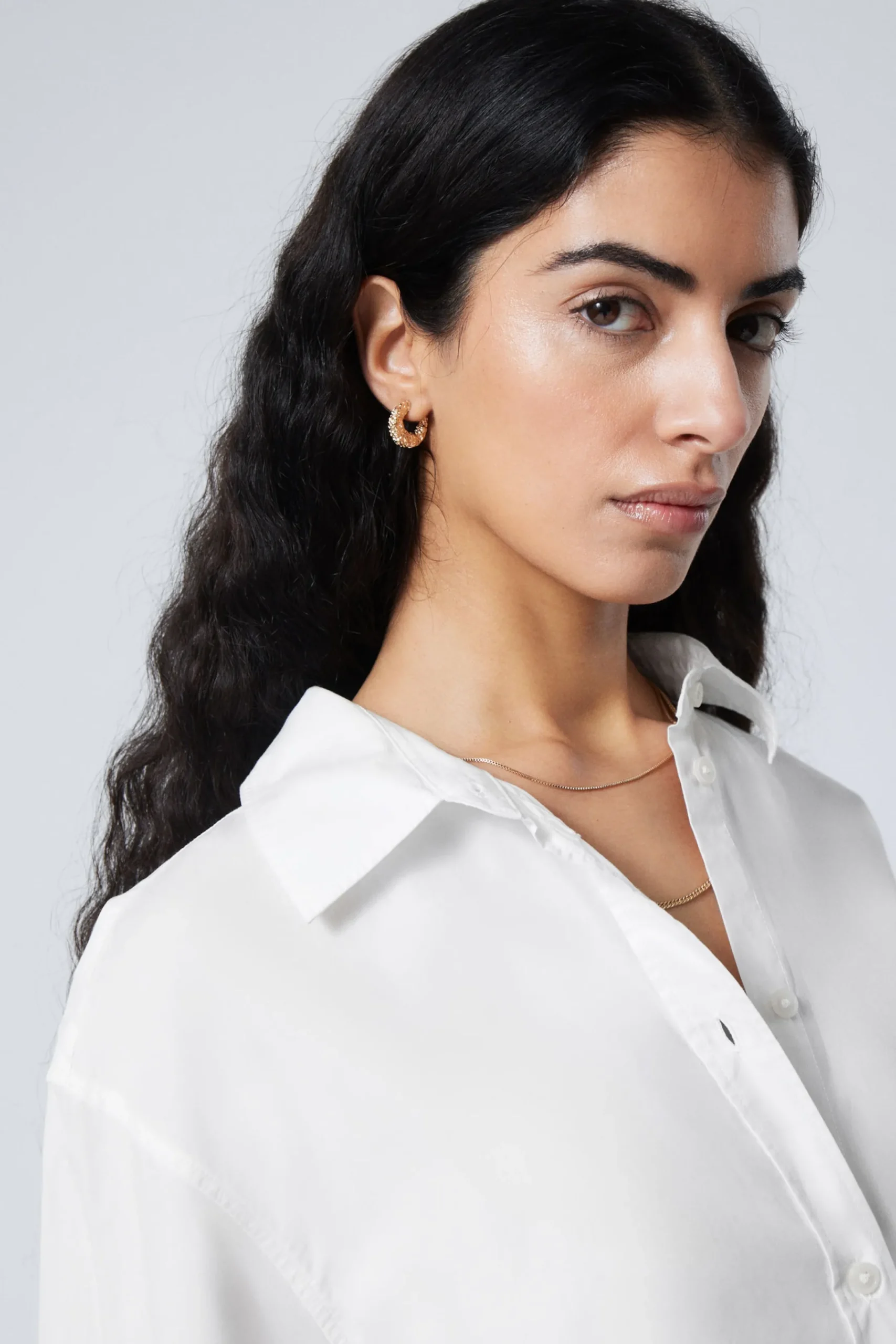 Weekday LONG-SLEEVED OXFORD COTTON SHIRT>Women Blouses & Shirts