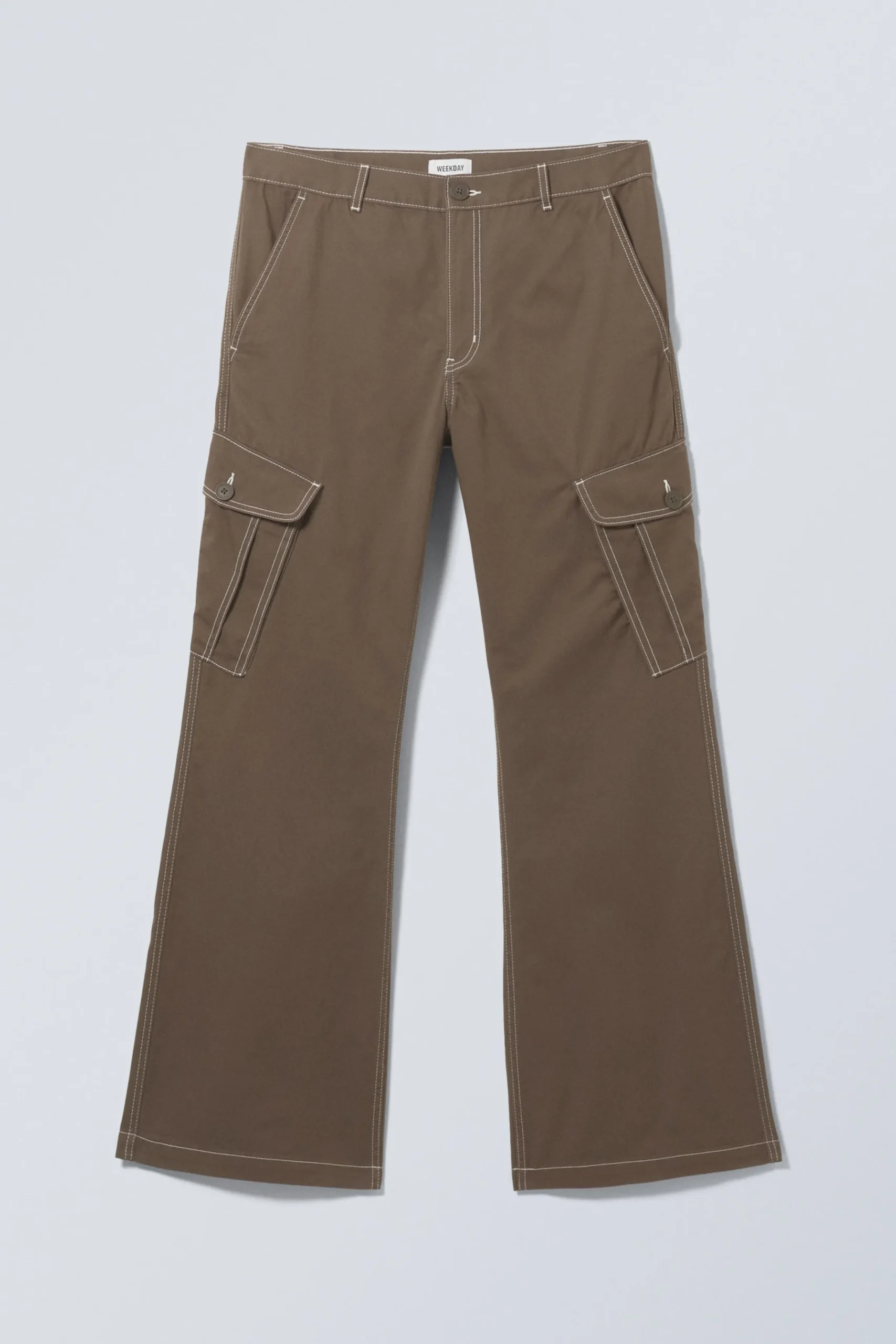 Weekday LOOSE BOOTCUT CARGO TROUSERS> Trousers