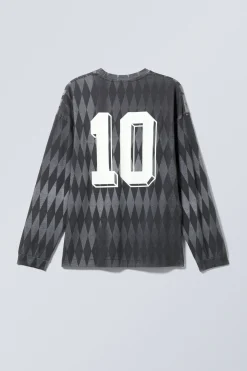 Weekday LOOSE GRAPHIC LONG SLEEVE T-SHIRT><noscript><img width=