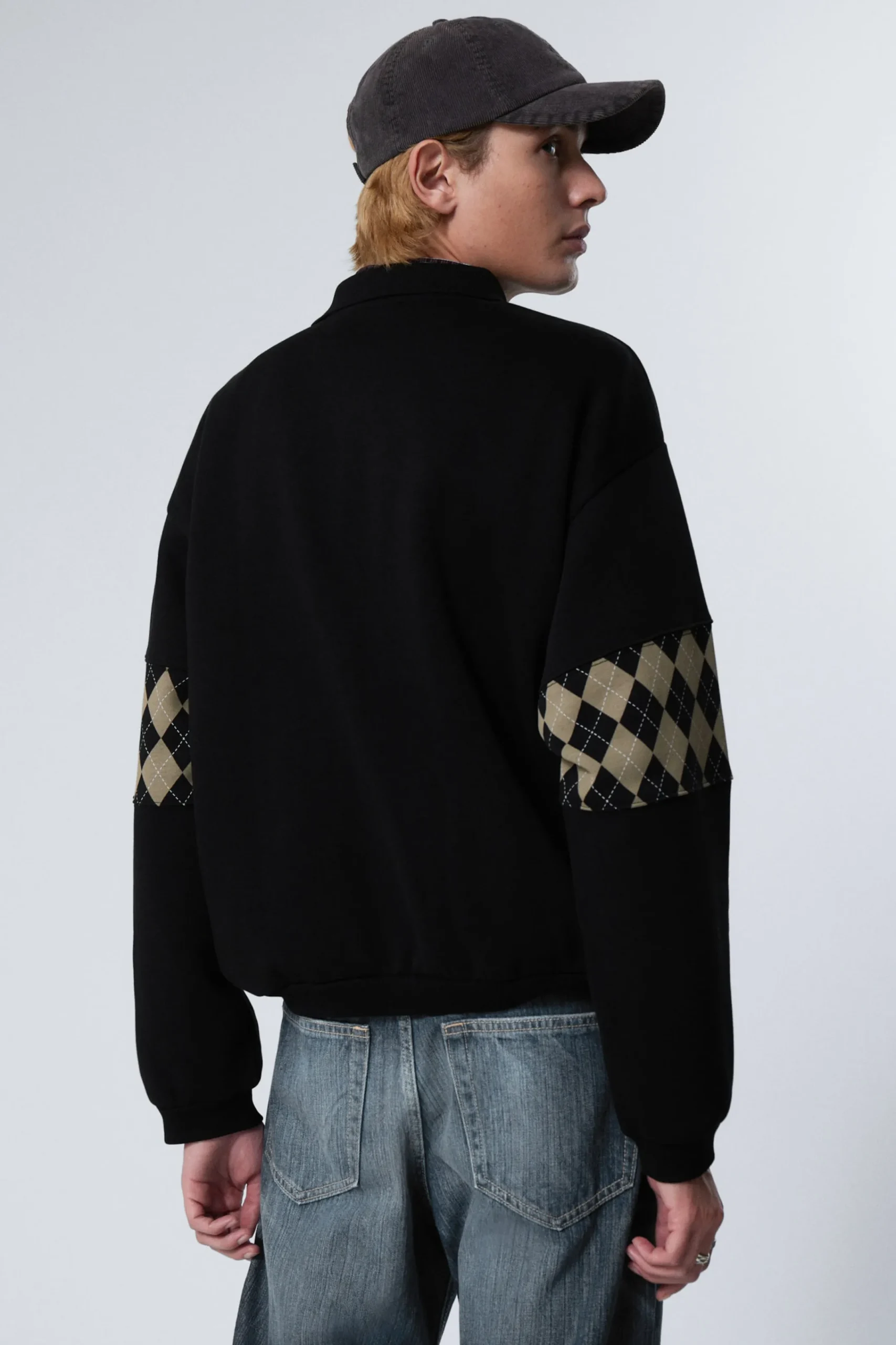 Weekday LOOSE GRAPHIC POLO SWEATSHIRT> Graphics|Sweatshirts