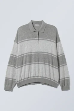 Weekday LOOSE KNITTED PIQUE SWEATER><noscript><img width=