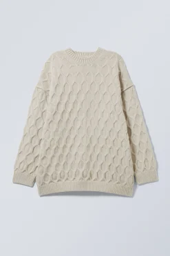 Weekday LOOSE KNITTED STRUCTURE SWEATER><noscript><img width=
