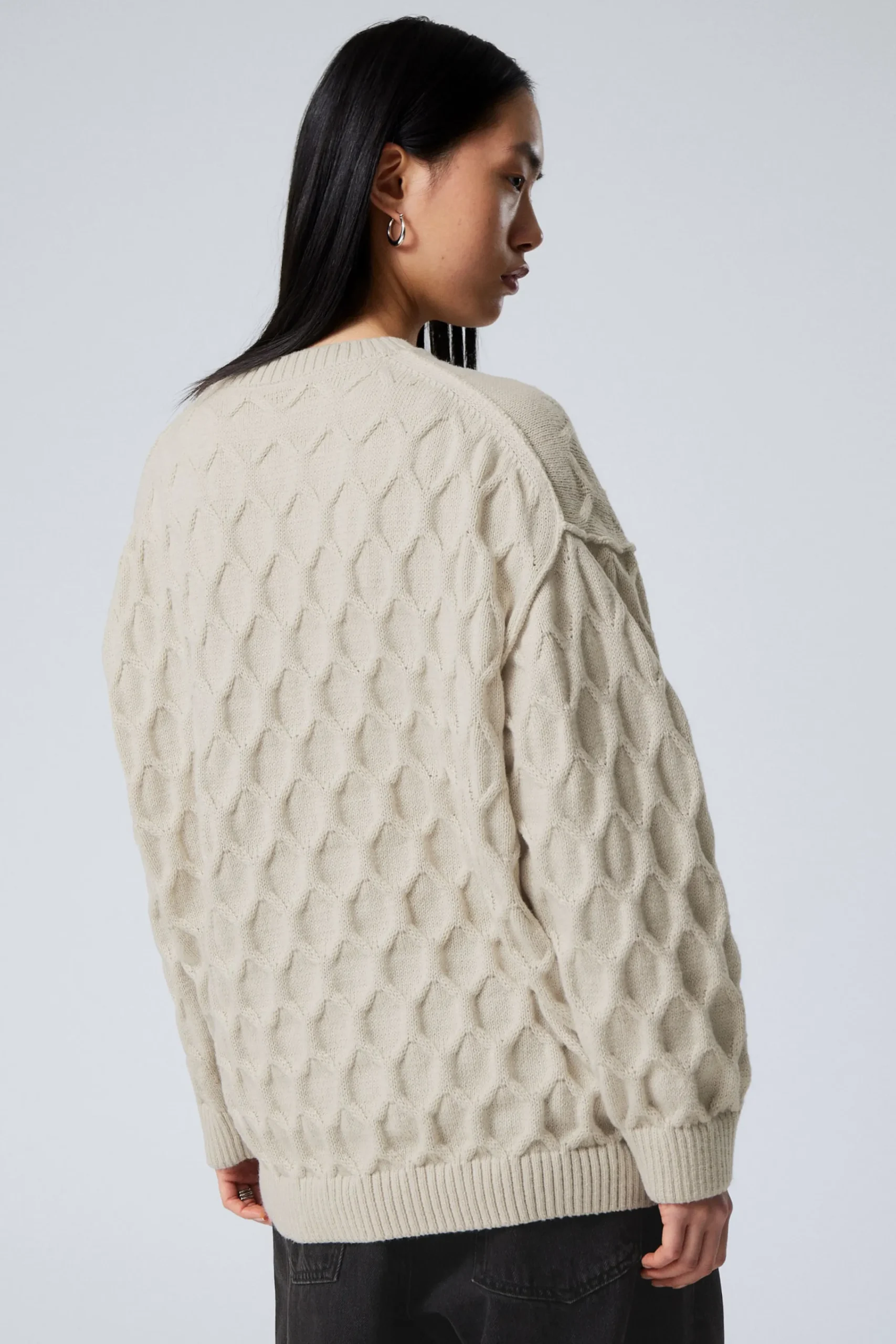 Weekday LOOSE KNITTED STRUCTURE SWEATER>Women Knitwear