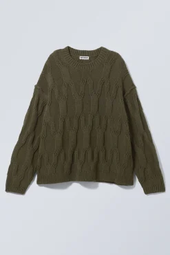 Weekday LOOSE KNITTED STRUCTURED SWEATER>Women Knitwear
