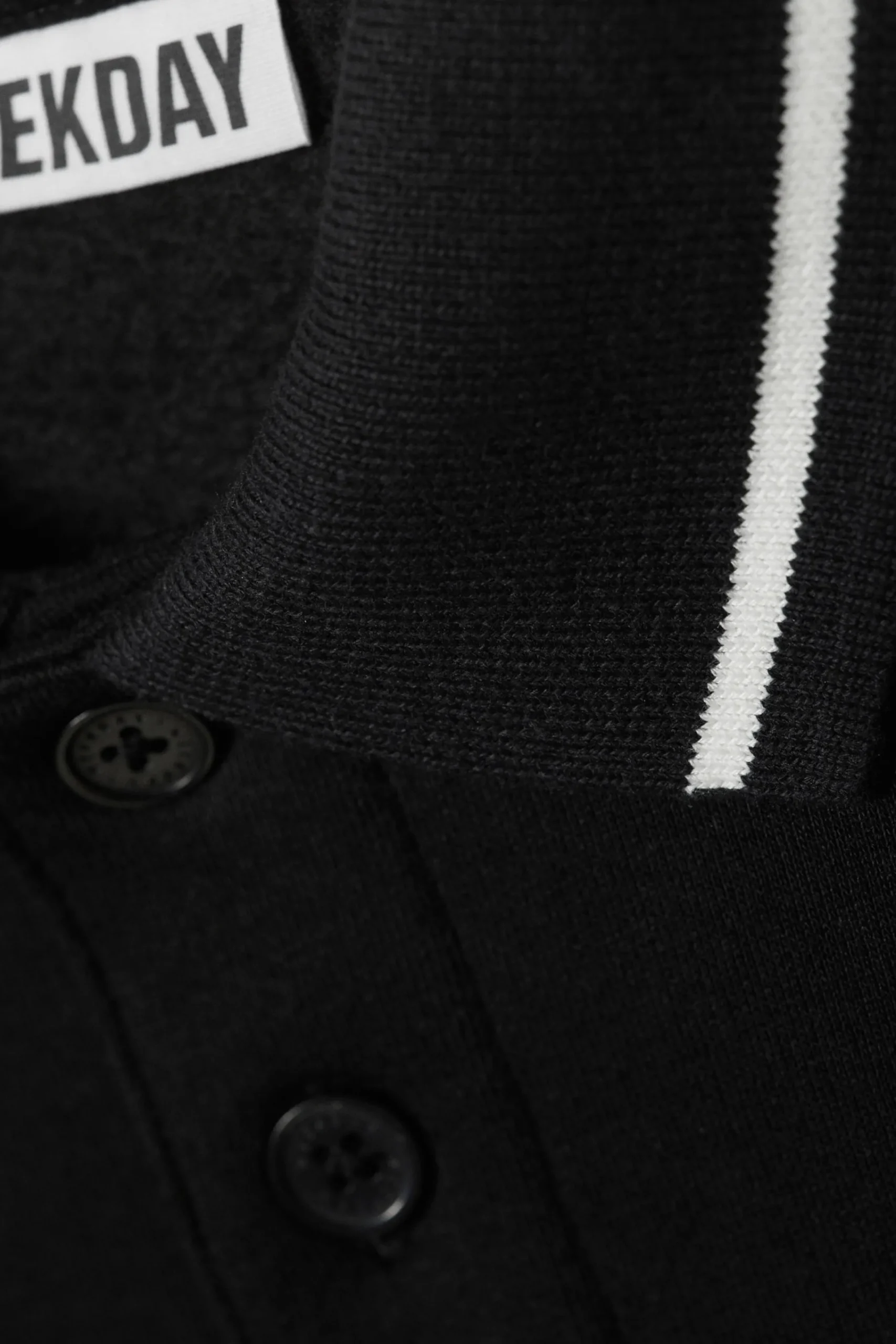 Weekday LOOSE POLO SWEATSHIRT> Knitwear