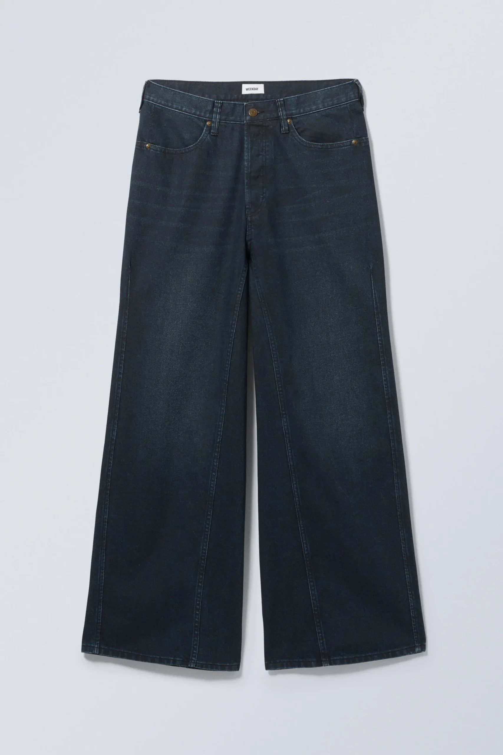 Weekday LOOSE REGULAR WAIST WIDE JEANS> Jeans