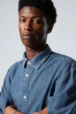 Weekday LOOSE SHORT SLEEVE DENIM SHIRT> Shirts