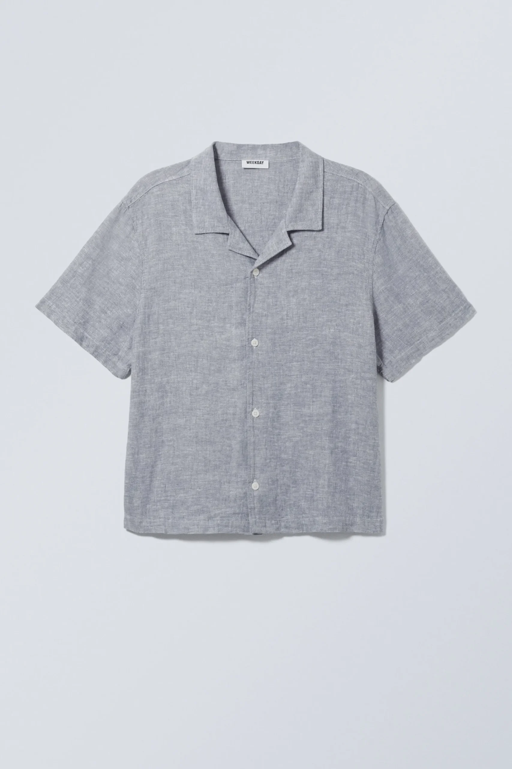 Weekday LOOSE SHORT SLEEVE LINEN BLEND SHIRT> Shirts