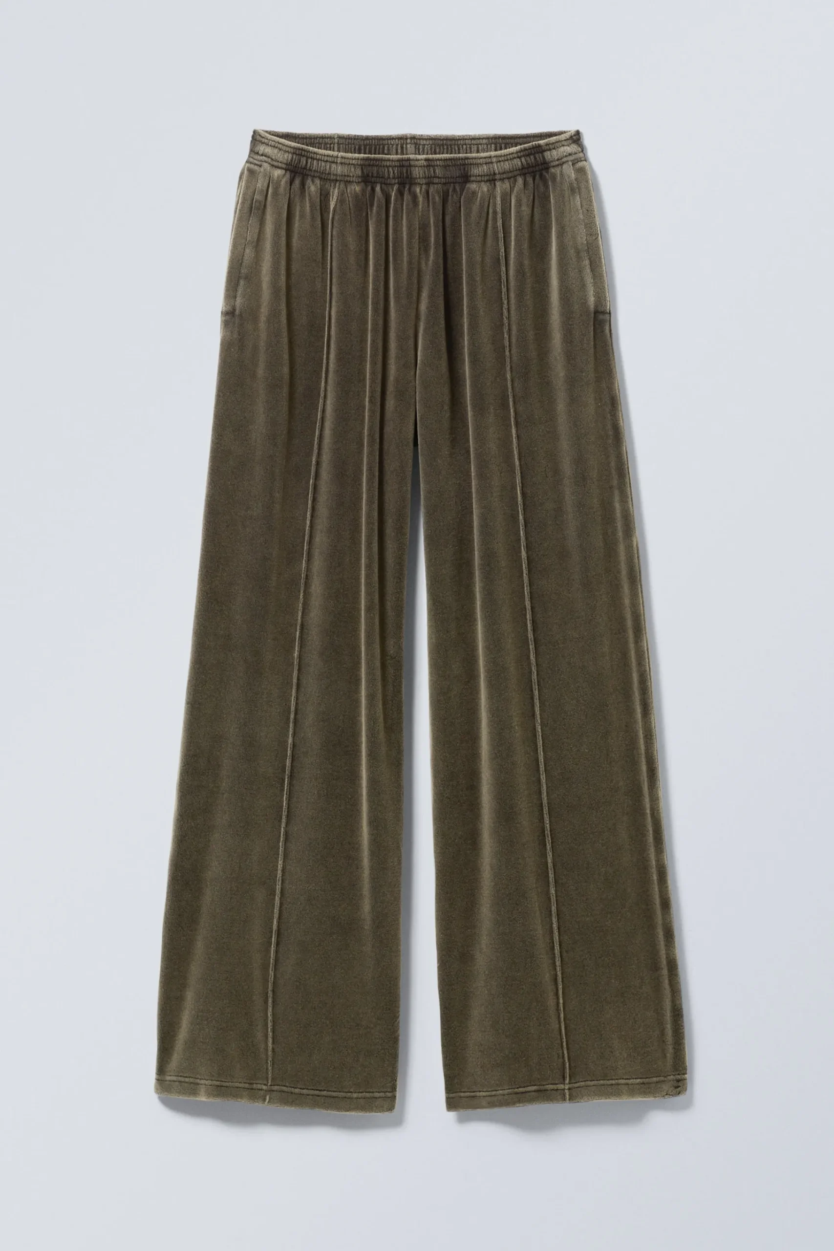 Weekday LOOSE WASHED VELVET TRACK TROUSERS>Women Trousers