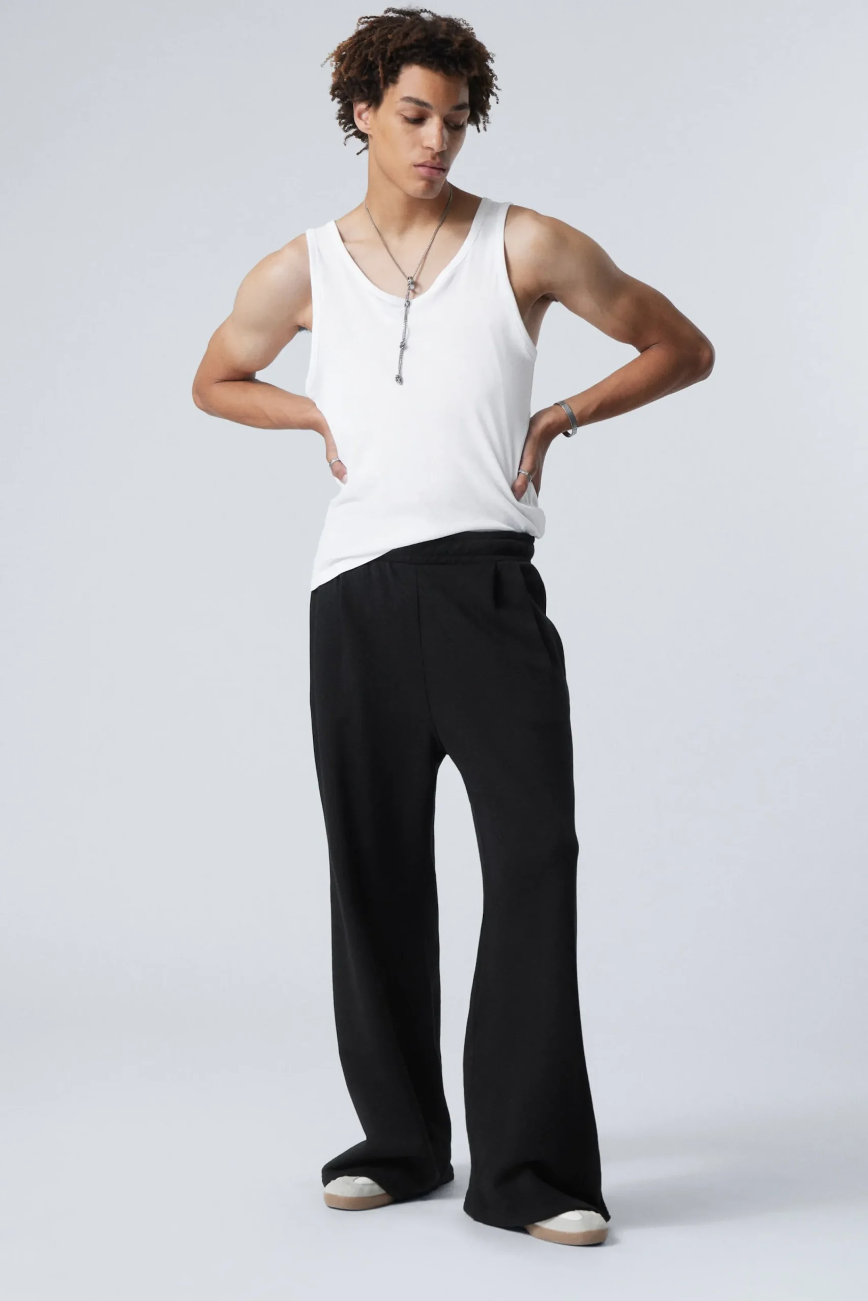 Weekday LOOSE WIDE HEAVYWEIGHT SWEATPANTS> Basics|Trousers