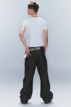 Weekday LOOSER REGULAR WAIST LOOSE STRAIGHT JEANS><noscript><img width=