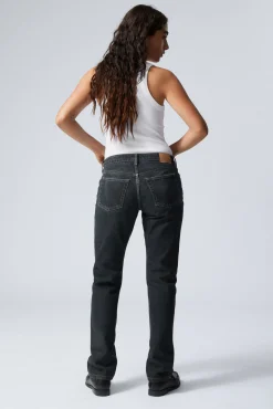 Weekday NAIL LOW RISE SLIM STRAIGHT LEG JEANS><noscript><img width=