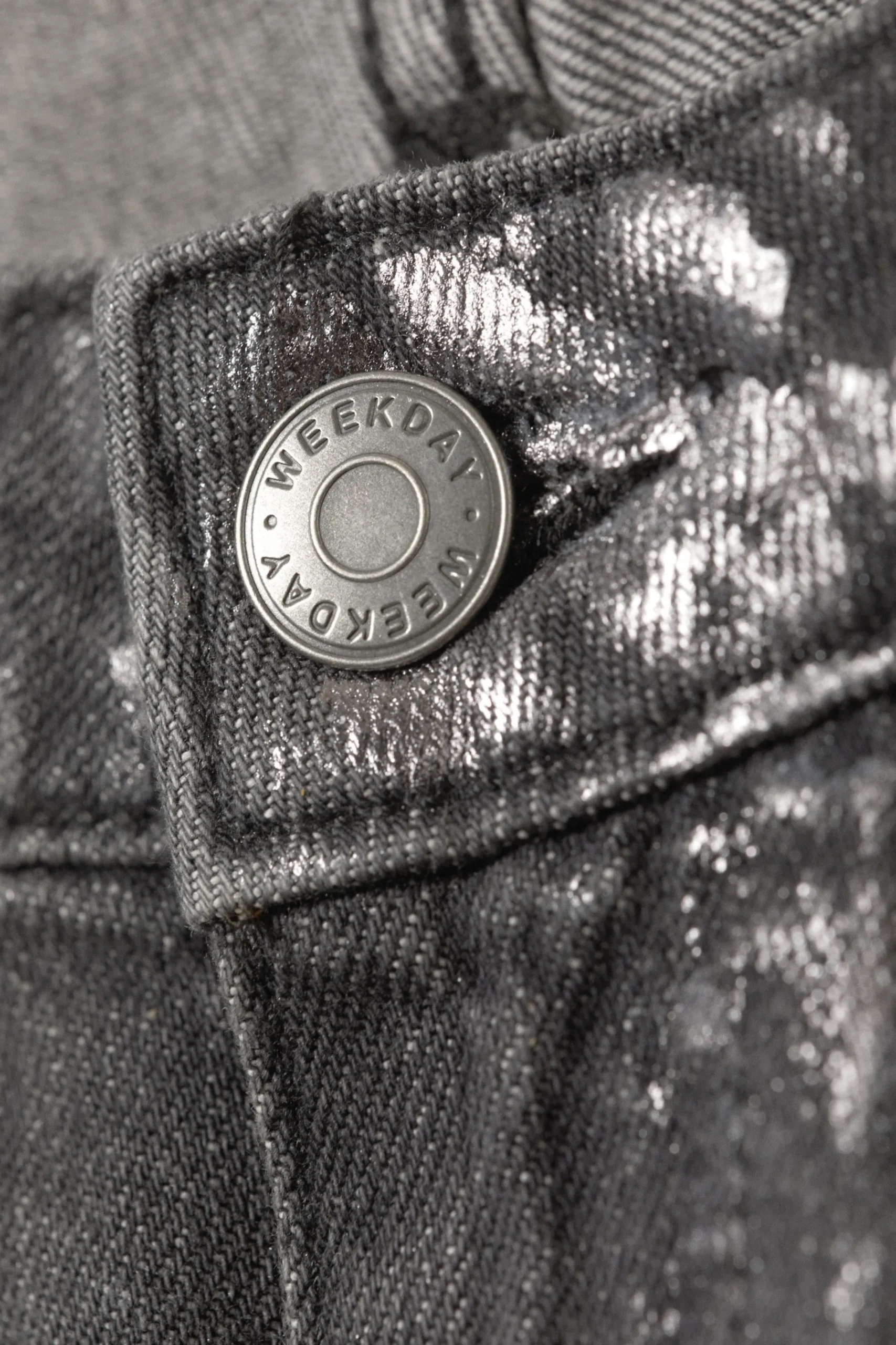 Weekday NOVA FOIL LOW SLIM BOOTCUT JEANS>Women Jeans