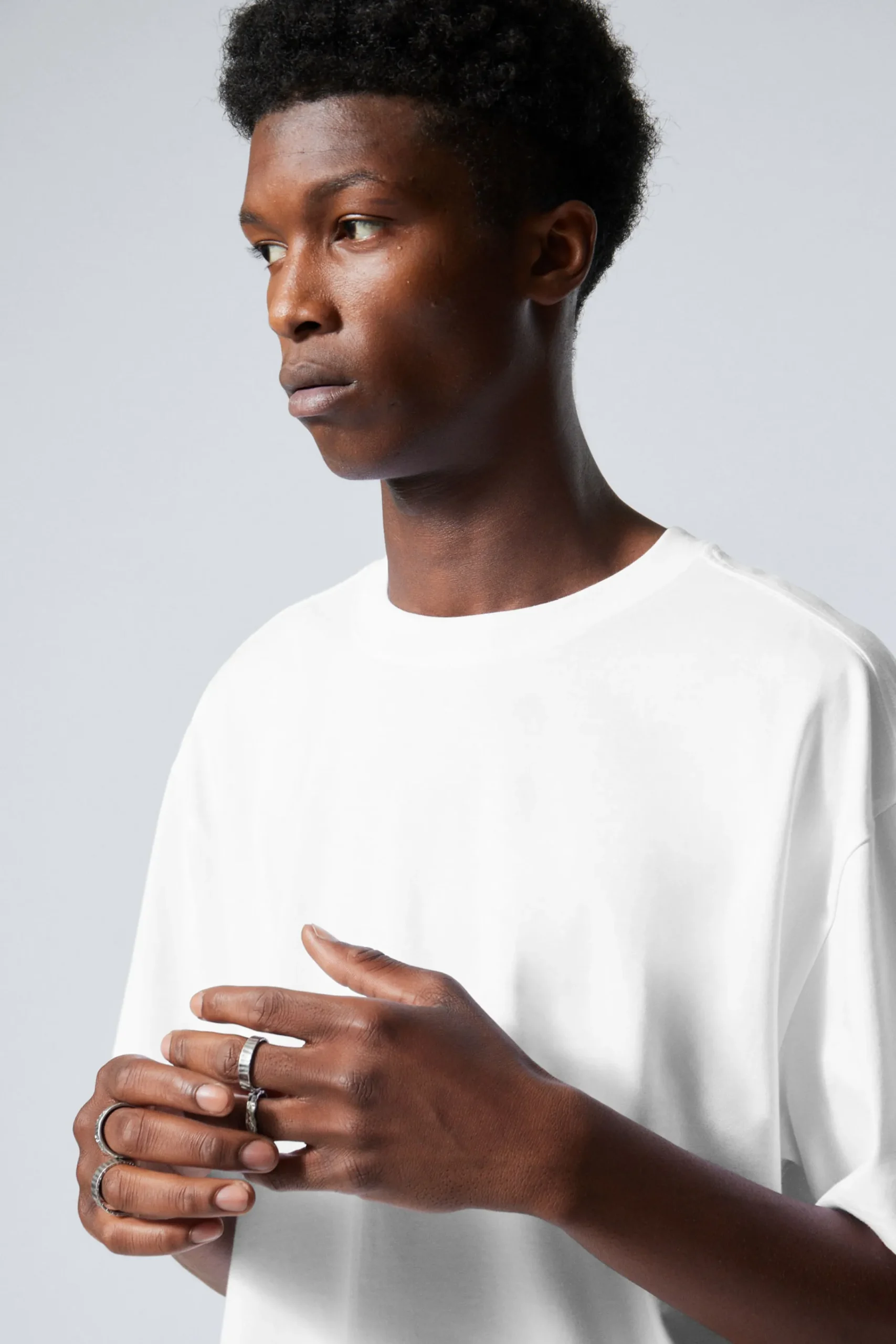 Weekday OVERSIZED HEAVYWEIGHT T-SHIRT> Basics|T-Shirts & Tops