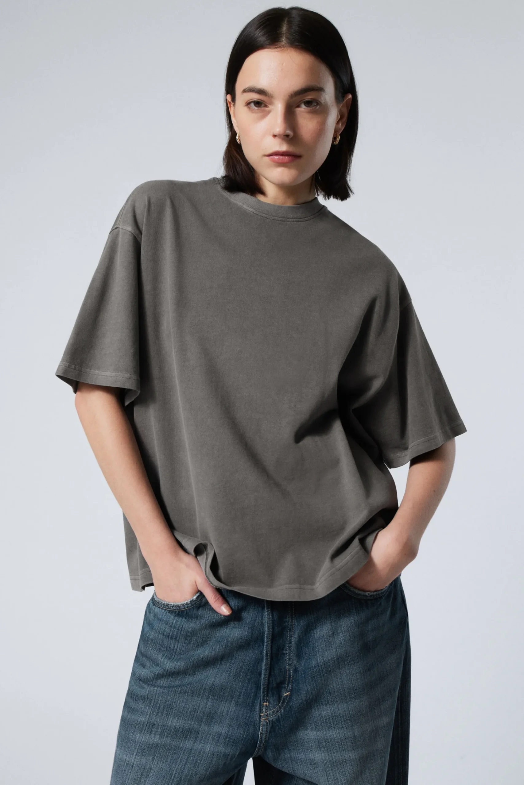Weekday OVERSIZED HEAVYWEIGHT T-SHIRT>Women T-Shirts|Tops