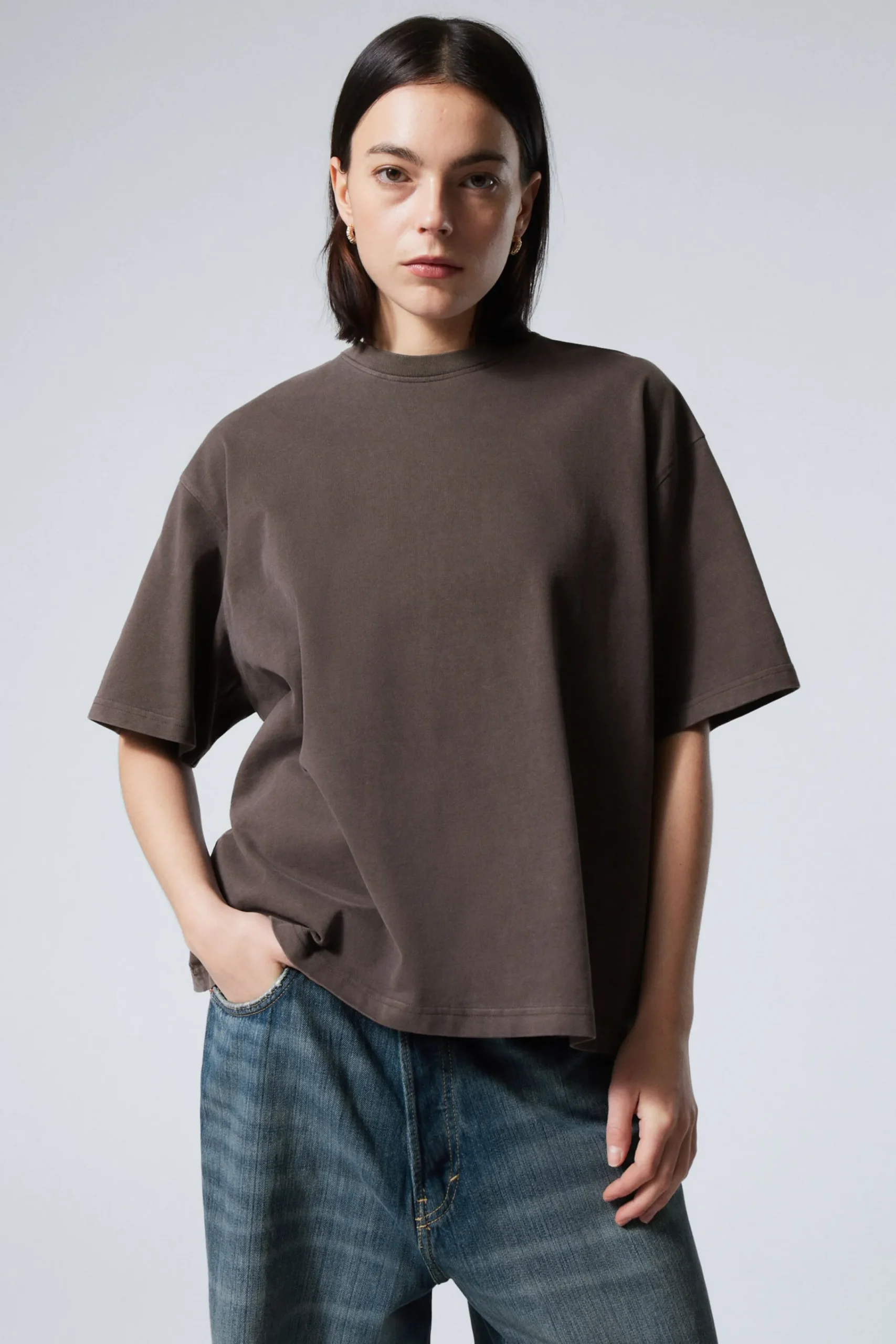Weekday OVERSIZED HEAVYWEIGHT T-SHIRT>Women T-Shirts|Tops