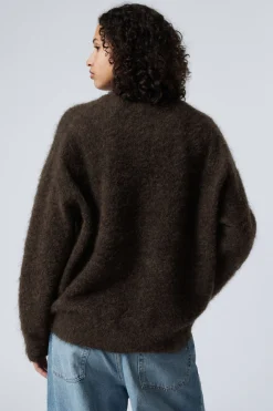 Weekday OVERSIZED KNITTED MOHAIR BLEND SWEATER><noscript><img width=
