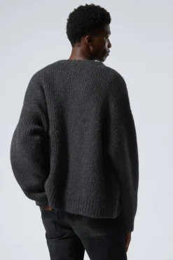 Weekday OVERSIZED KNITTED WOOL-BLEND SWEATER><noscript><img width=