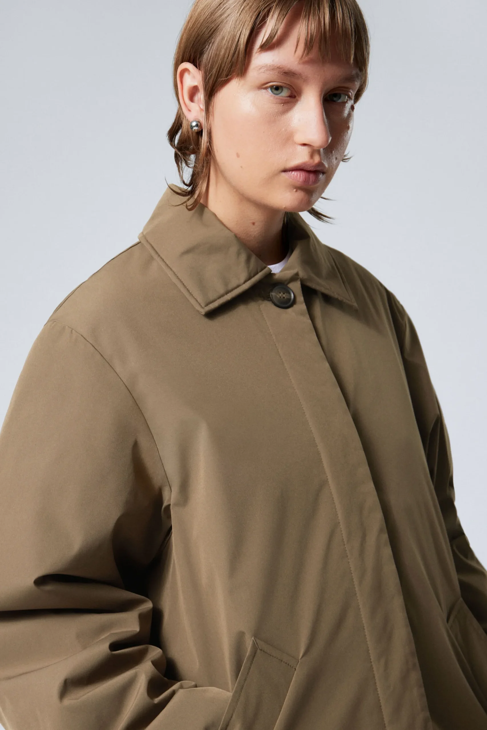 Weekday OVERSIZED PADDED CAR COAT>Women Jackets & Coats