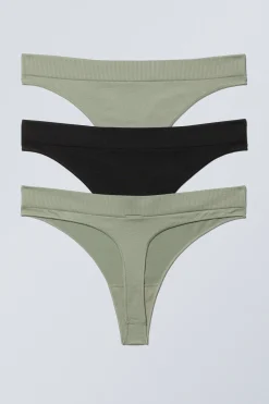 Weekday 3-PACK CAT SOFT THONG>Women Underwear