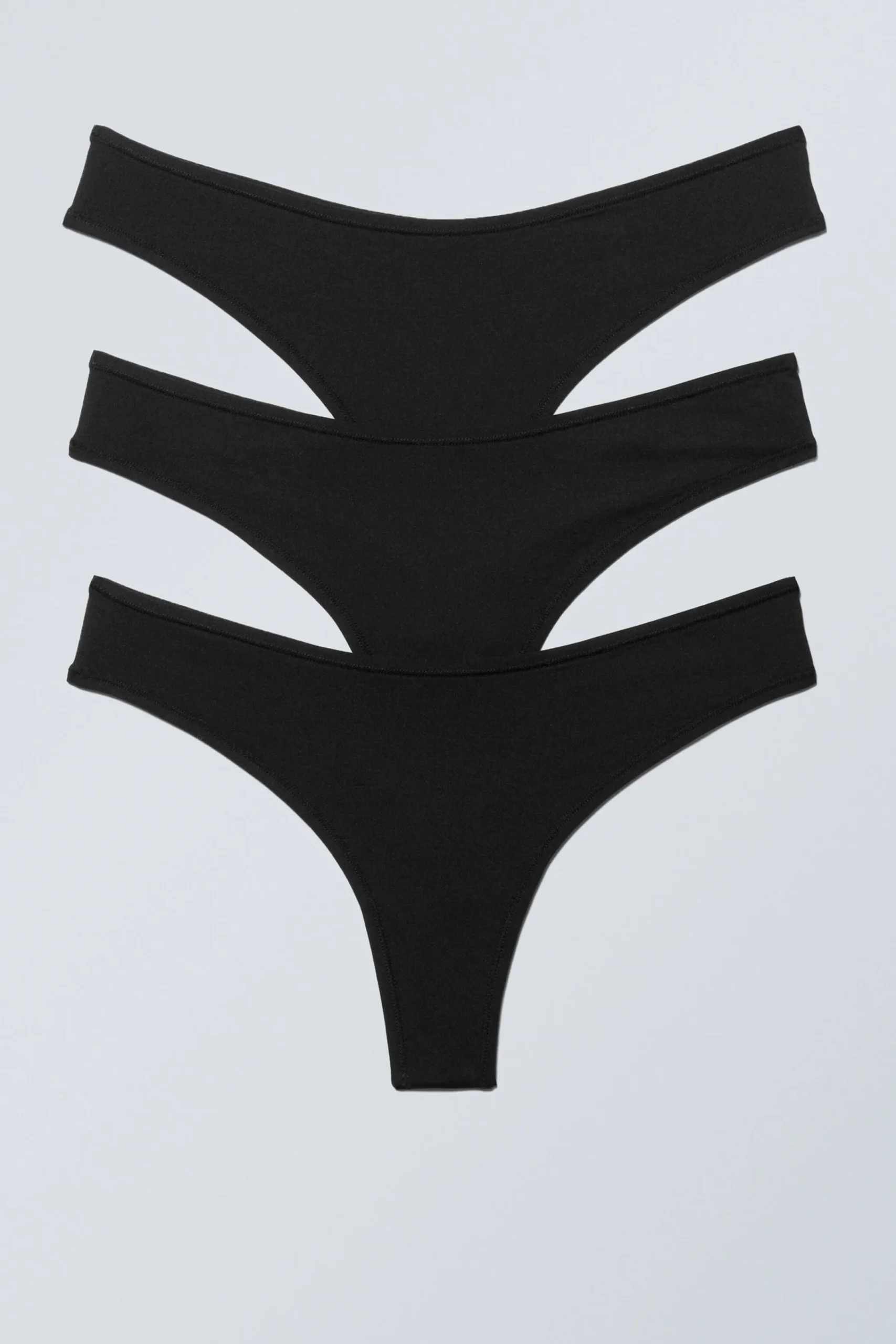 Weekday 3-PACK SOFT THONGS>Women Underwear