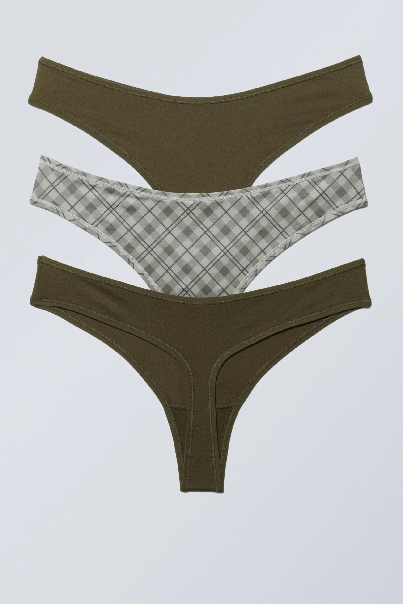 Weekday 3-PACK SOFT THONGS>Women Underwear