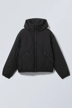 Weekday PADDED HOODED PUFFER JACKET><noscript><img data-lazyloaded=