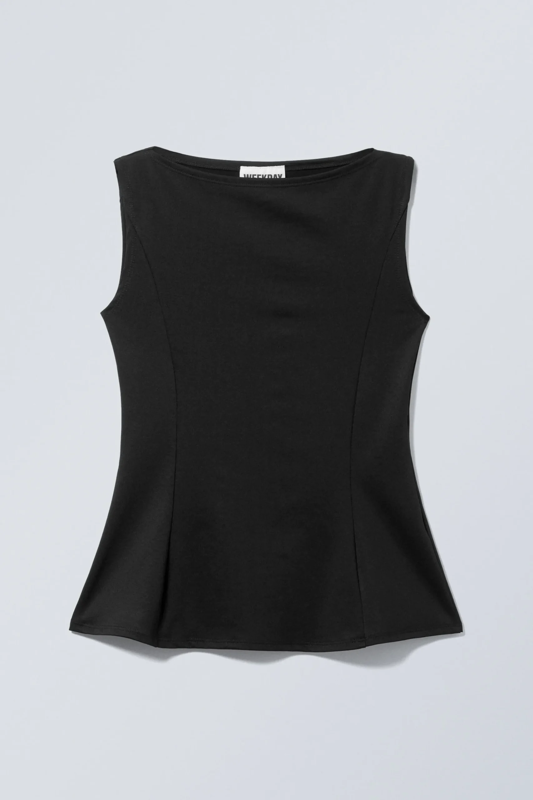 Weekday PEPLUM BOAT-NECK TOP>Women Tops