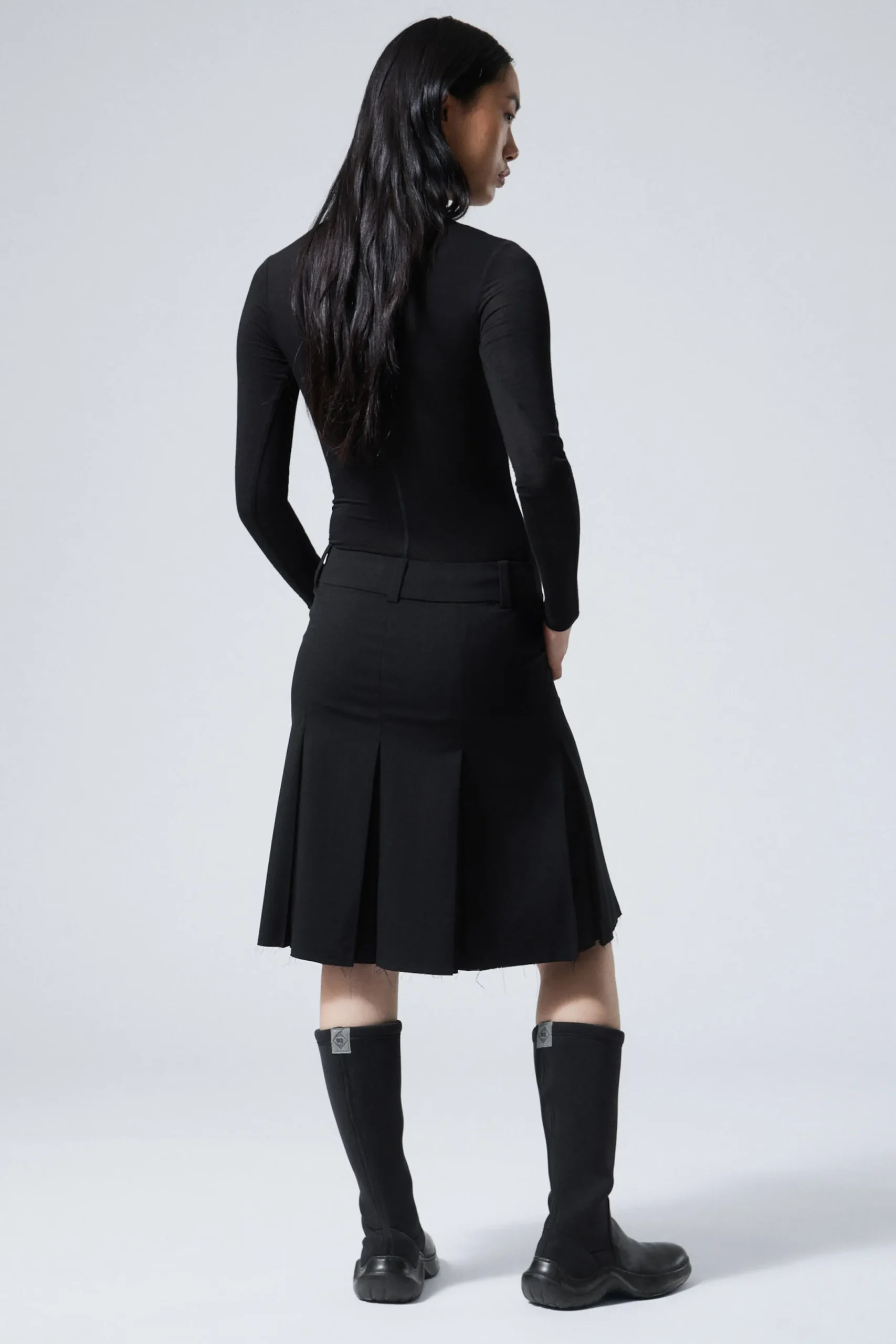 Weekday PLEATED MIDI SUITING SKIRT>Women Skirts