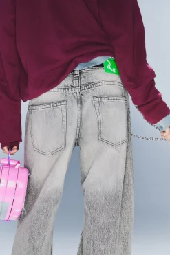 Weekday POSER REGULAR WAIST LOOSE WIDE JEANS><noscript><img width=