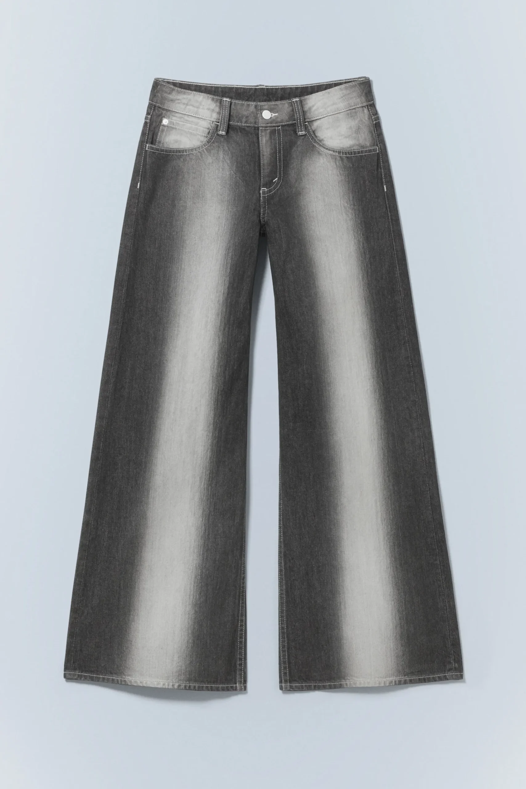 Weekday POSER REGULAR WAIST LOOSE WIDE JEANS>Women Jeans
