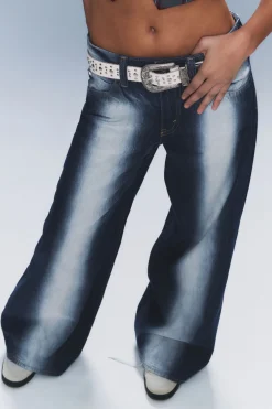 Weekday POSER REGULAR WAIST LOOSE WIDE JEANS><noscript><img width=