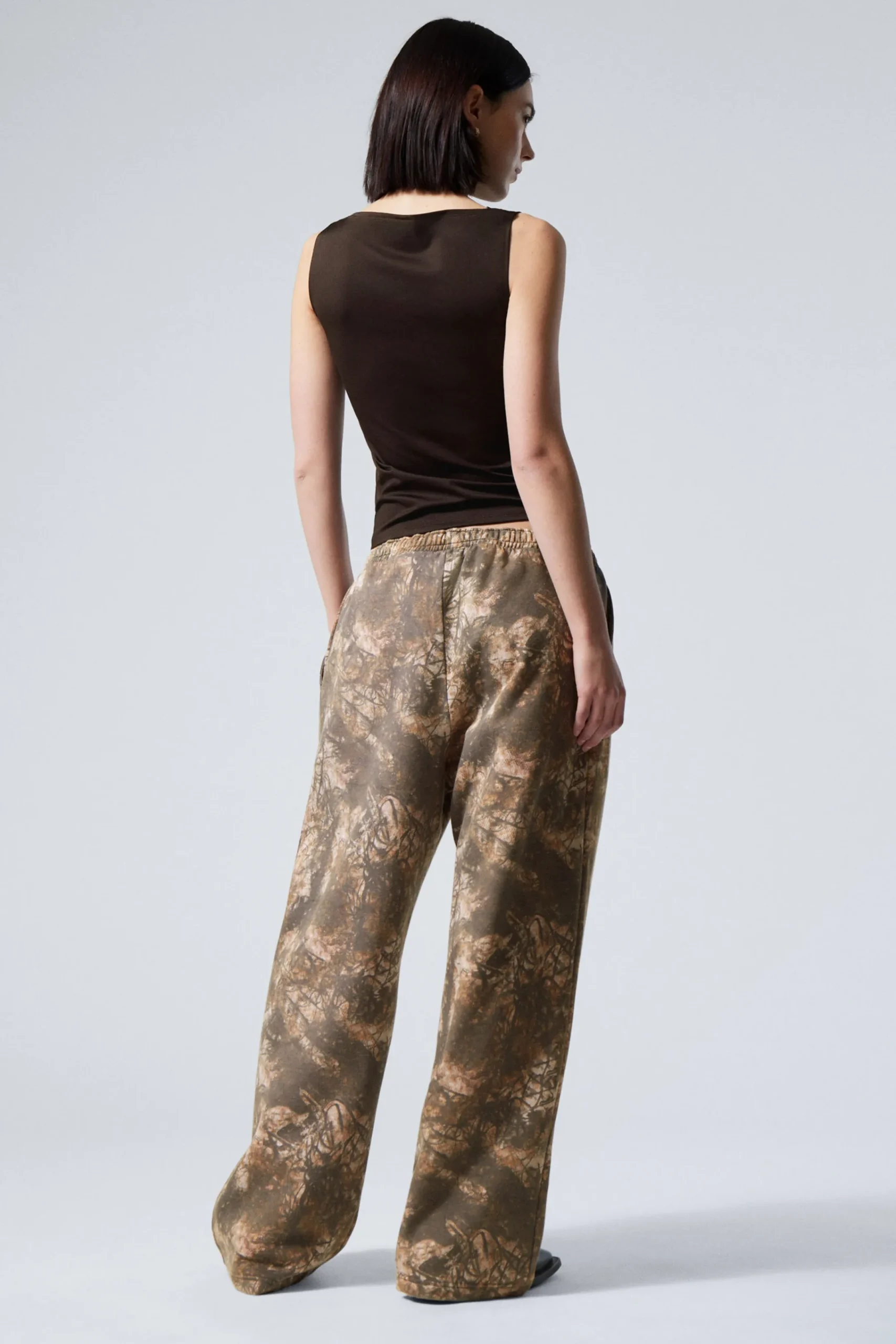 Weekday PRINTED LOOSE FIT SWEATPANTS>Women Trousers